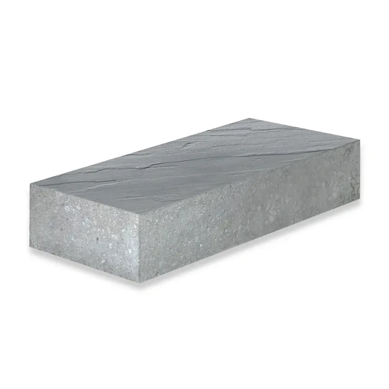 SAMPLE PIECES 6 X 13 - AZZURRO -KB SLATE | Techo-Bloc